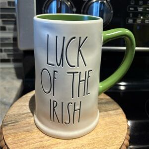 Rae Dunn LUCK OF THE IRISH Stein